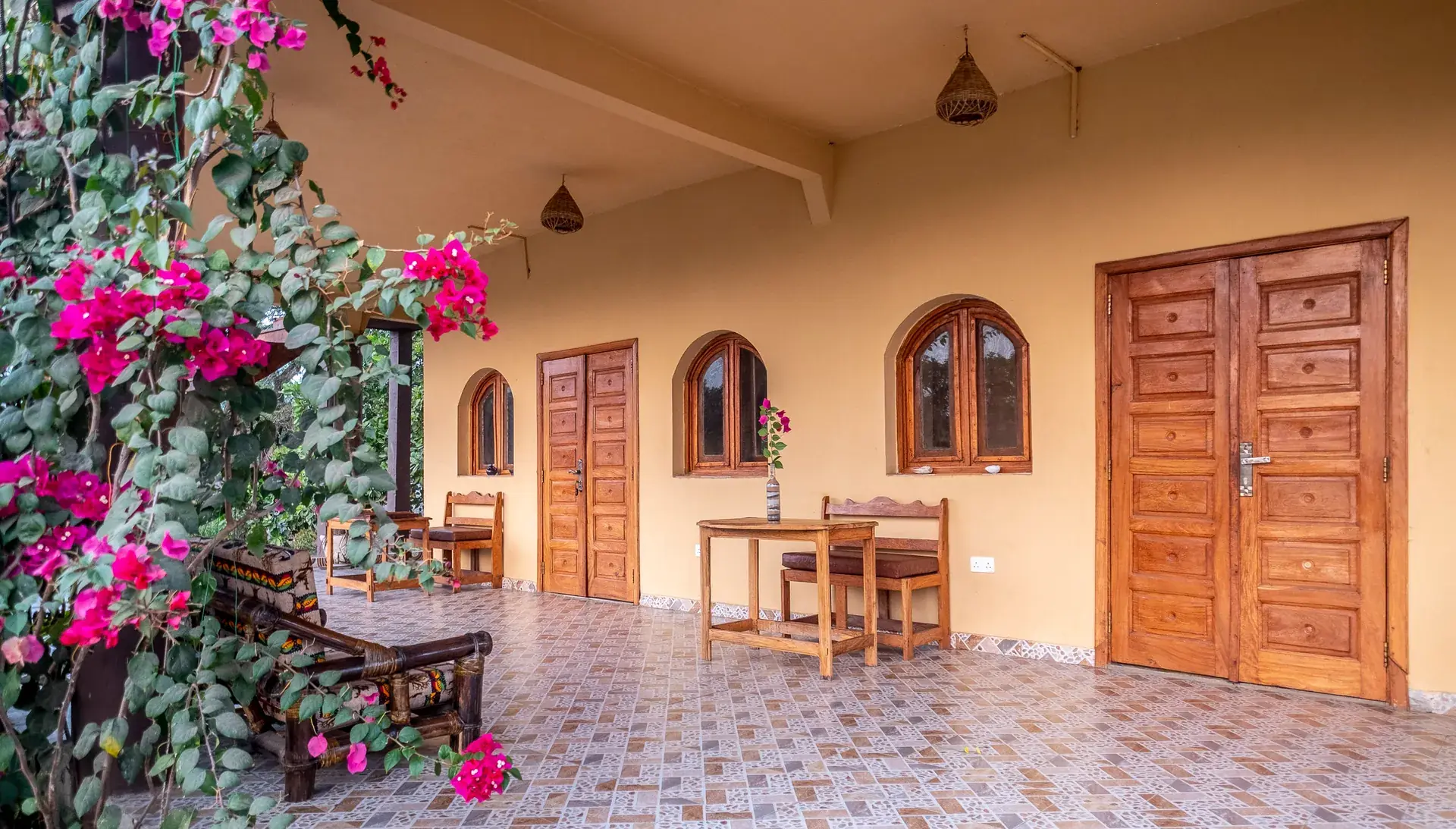 Treehouse apartments at Mansa Musso Lodge in Sanyang, The Gambia